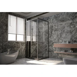 Душевой уголок Veconi Premium Trento PTC-20GR 100х100 графит